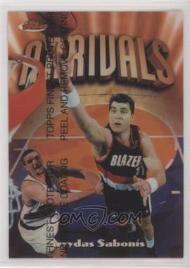 1997-98 Topps Finest - [Base] - Refractor #242 - Common - Bronze - Arvydas Sabonis