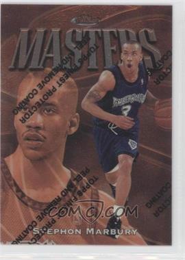 1997-98 Topps Finest - [Base] #19 - Common - Bronze - Stephon Marbury