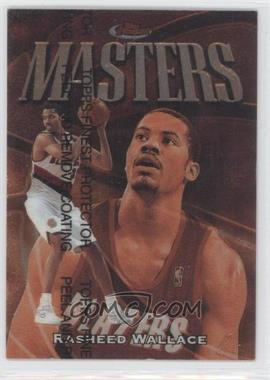 1997-98 Topps Finest - [Base] #224 - Common - Bronze - Rasheed Wallace