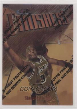 1997-98 Topps Finest - [Base] #50 - Common - Bronze - Shaquille O'Neal