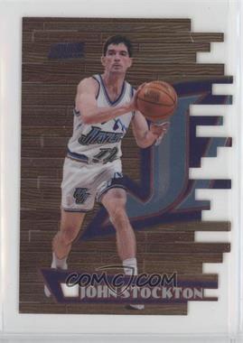 1997-98 Topps Stadium Club - Triumvirate - Luminous #T7A - John Stockton