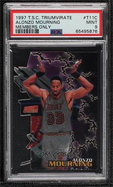 1997-98 Topps Stadium Club - Triumvirate - Members Only #T11C - Alonzo Mourning [PSA 9 MINT]