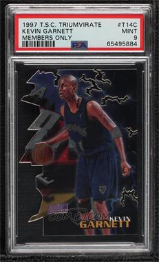 1997-98 Topps Stadium Club - Triumvirate - Members Only #T14C - Kevin Garnett [PSA 9 MINT]