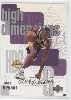 1997-98 Upper Deck - High Dimensions #HD8 - Kobe Bryant /2000