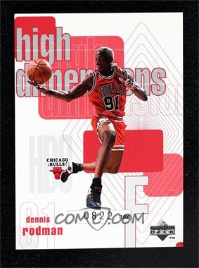 1997-98 Upper Deck - High Dimensions #HD9 - Dennis Rodman /2000