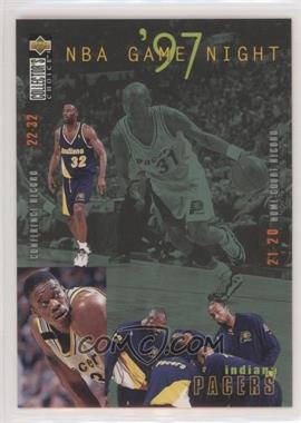 1997-98 Upper Deck Collector's Choice - [Base] #166 - NBA Game Night - Indiana Pacers Team