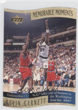 1997-98 Upper Deck Collector's Choice - Memorable Moments #5 - Kevin Garnett