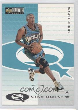 1997-98 Upper Deck Collector's Choice - Star Quest #SQ65 - Shareef Abdur-Rahim