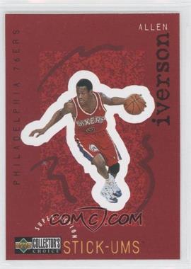 1997-98 Upper Deck Collector's Choice - Stick-Ums #S20 - Allen Iverson