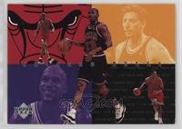 Michael Jordan, Dennis Rodman, Toni Kukoc, Ron Harper, Scottie Pippen [Good&nbs…
