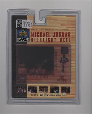 1997-98 Upper Deck Diamond Vision - Michael Jordan Highlight Reels #3 - Michael Jordan (Finals Strike)