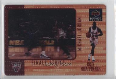 1997-98 Upper Deck Diamond Vision - Michael Jordan Highlight Reels #3 - Michael Jordan (Finals Strike)