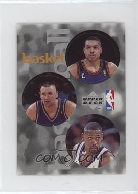 1997-98 Upper Deck European Stickers - [Base] #23-140-258 - Bryant Stith, Greg Ostertag, Glenn Robinson [EX to NM]