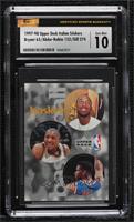 Kobe Bryant, Shareef Abdur-Rahim, Kendall Gill [CSG 10 Gem Mint]