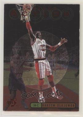 1997-98 Upper Deck UD3 - Awesome Action #A5 - Hakeem Olajuwon [EX to NM]