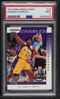 1997 Pinnacle Inside WNBA - [Base] #22 - Daedra Charles [PSA 9 MINT]