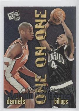 1997 Press Pass - One on One #5 - Chauncey Billups, Antonio Daniels