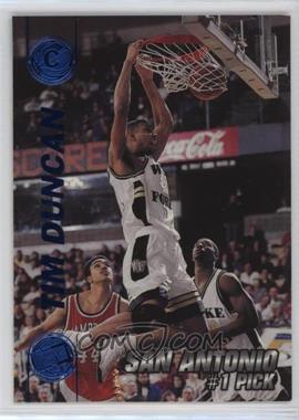 1997 Press Pass Double Threat - [Base] - Blue #1 - Tim Duncan