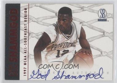 1997 Score Board - Authentic Autographs - Red Foil #_GOSH - God Shammgod