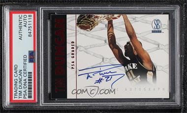 1997 Score Board - Authentic Autographs - Red Foil #_TIDU.1 - Tim Duncan (Blue Ink) [PSA Authentic PSA/DNA Cert]