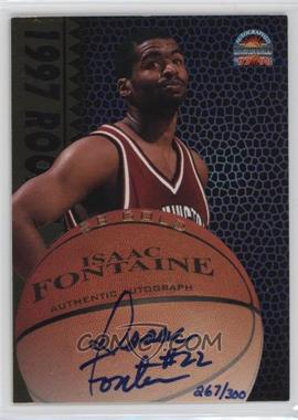 1997 Score Board Autographed Basketball - Signatures - Gold #_ISFO - Isaac Fontaine /300