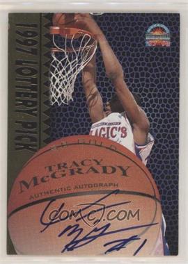 1997 Score Board Autographed Basketball - Signatures - Gold #_TRMC - Tracy McGrady [Good to VG‑EX]
