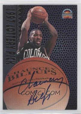 1997 Score Board Autographed Basketball - Signatures - Silver #_CHBI - Chauncey Billups