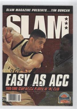 1997 Score Board Autographed Basketball - Slam Magazine Tim Duncan #SD3 - Tim Duncan