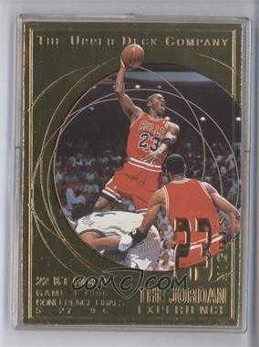 1997 Upper Deck 23 Nights The Jordan Experience - [Base] - 22K Gold #_MIJO.8 - Michael Jordan Game 4 1996 Conference Finals /23000