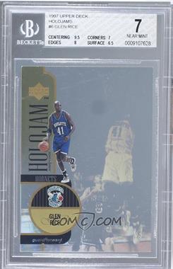 1997 Upper Deck Holojam - Wal-Mart [Base] #6 - Glen Rice [BGS 7 NEAR MINT]