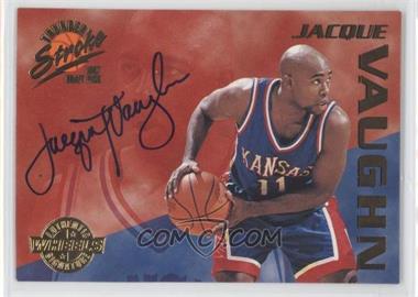 1997 Wheels Rookie Thunder - Stroke Autographs #TS9 - Jacque Vaughn