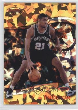 1998-99 Bowman's Best - [Base] - Atomic Refractor #50 - Tim Duncan /100