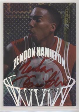 1998-99 Collector's Edge Impulse - Pro Signatures Authentic #18.3 - Zendon Hamilton (Red Ink)