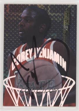 1998-99 Collector's Edge Impulse - Pro Signatures Authentic #3.1 - Corey Benjamin (Black Ink)