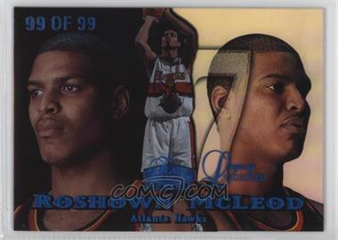 1998-99 Flair Showcase - [Base] - Legacy Collection Row 1 #74L - Roshown McLeod /99