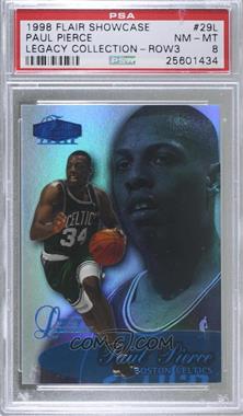 1998-99 Flair Showcase - [Base] - Legacy Collection Row 3 #29L - Paul Pierce /99 [PSA 8 NM‑MT]