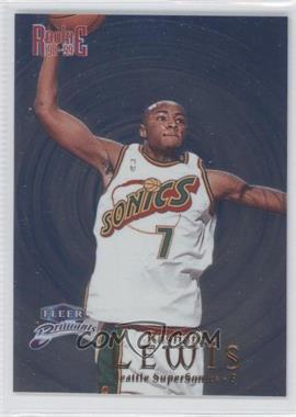 1998-99 Fleer Brilliants - [Base] - Blue #120B - Rashard Lewis