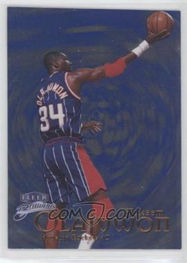 1998-99 Fleer Brilliants - [Base] - Blue #91B - Hakeem Olajuwon