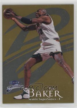 1998-99 Fleer Brilliants - [Base] - Gold #17G - Vin Baker /99