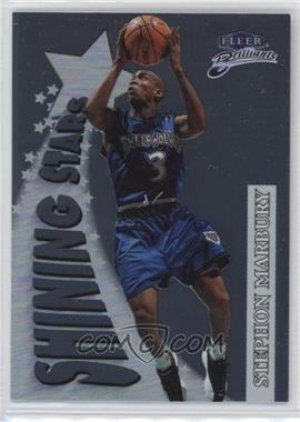 1998-99 Fleer Brilliants - Shining Stars #13  SS - Stephon Marbury