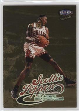 1998-99 Fleer Ultra - [Base] - Gold Medallion #100G - Scottie Pippen