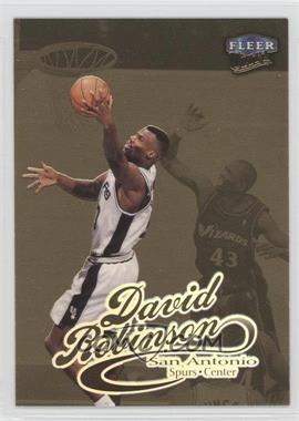 1998-99 Fleer Ultra - [Base] - Gold Medallion #83G - David Robinson