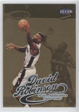 1998-99 Fleer Ultra - [Base] - Gold Medallion #83G - David Robinson