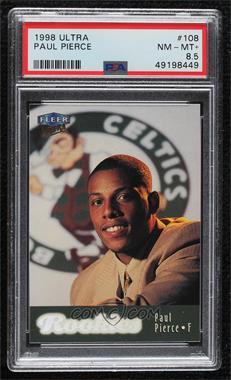 1998-99 Fleer Ultra - [Base] #108 - Paul Pierce [PSA 8.5 NM‑MT+]