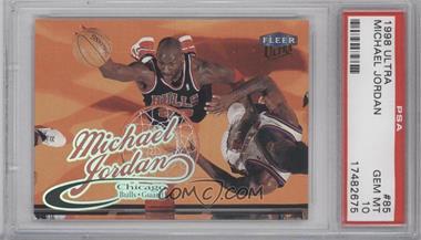 1998-99 Fleer Ultra - [Base] #85 - Michael Jordan [PSA 10 GEM MT]