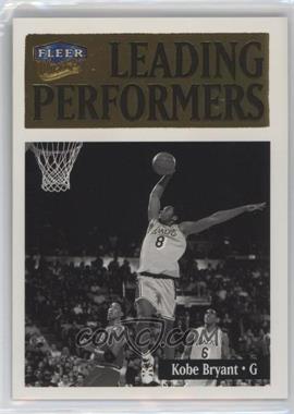 1998-99 Fleer Ultra - Leading Performers #3 LP - Kobe Bryant