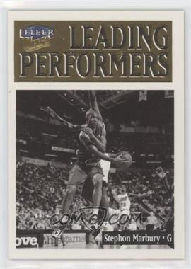 1998-99 Fleer Ultra - Leading Performers #6 LP - Stephon Marbury