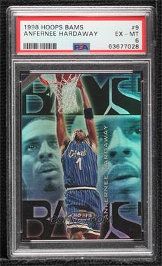 1998-99 NBA Hoops - Bams #9B - Anfernee Hardaway /250 [PSA 6 EX‑MT]