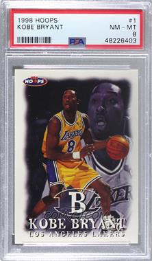 1998-99 NBA Hoops - [Base] #1 - Kobe Bryant [PSA 8 NM‑MT]
