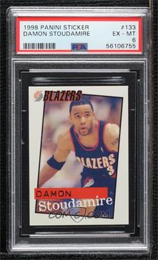 1998-99 Panini Album Stickers - [Base] #133 - Damon Stoudamire [PSA 6 EX‑MT]